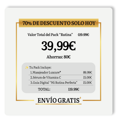 Reafirma tu piel en 7 días con LuxCare® + Serum Vitamina C GRATIS